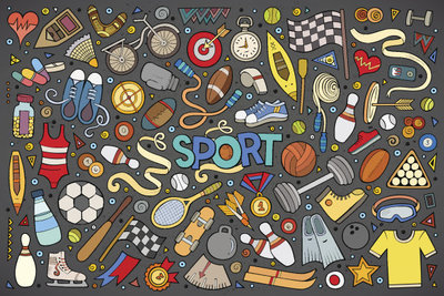 体育用品图片素材 - 正版体育用品照片|插画|矢量图素材下载 - Veer图库